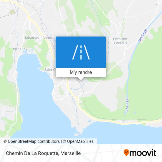Chemin De La Roquette plan