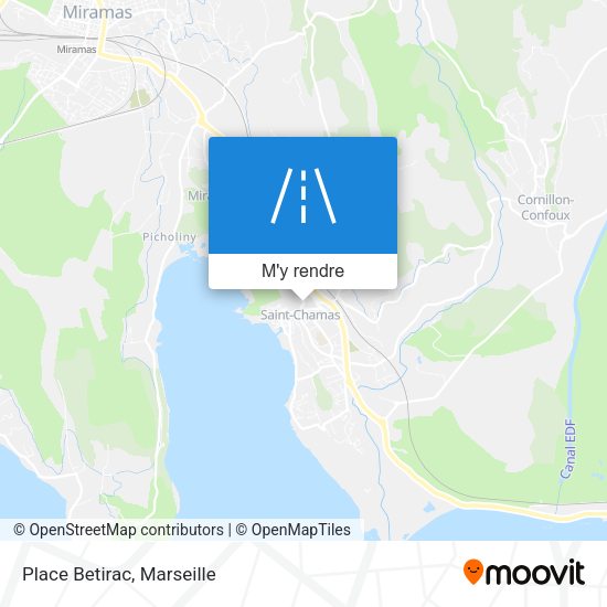 Place Betirac plan