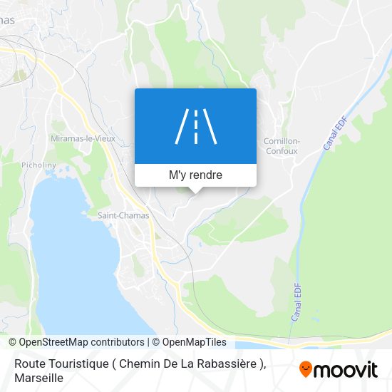 Route Touristique ( Chemin De La Rabassière ) plan