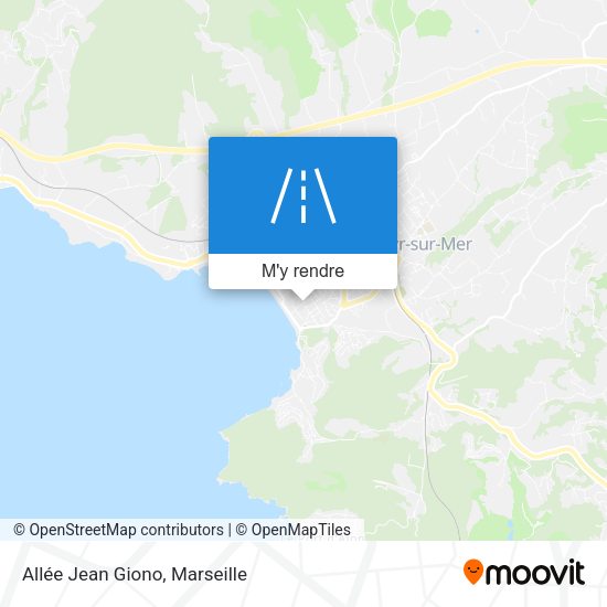 Allée Jean Giono plan
