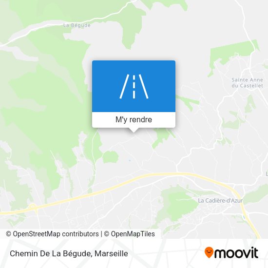 Chemin De La Bégude plan