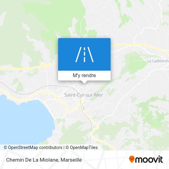 Chemin De La Miolane plan