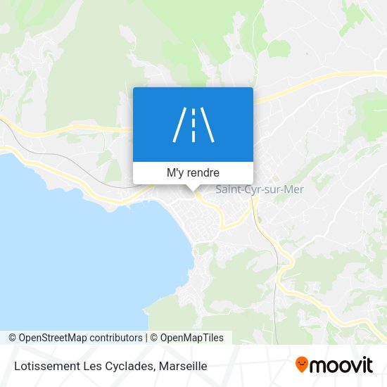 Lotissement Les Cyclades plan