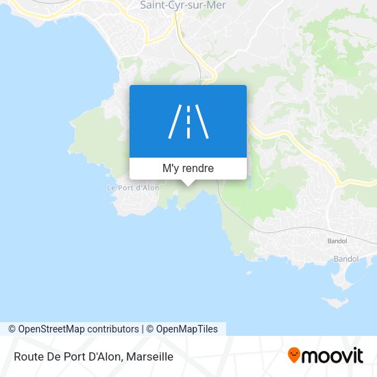 Route De Port D'Alon plan