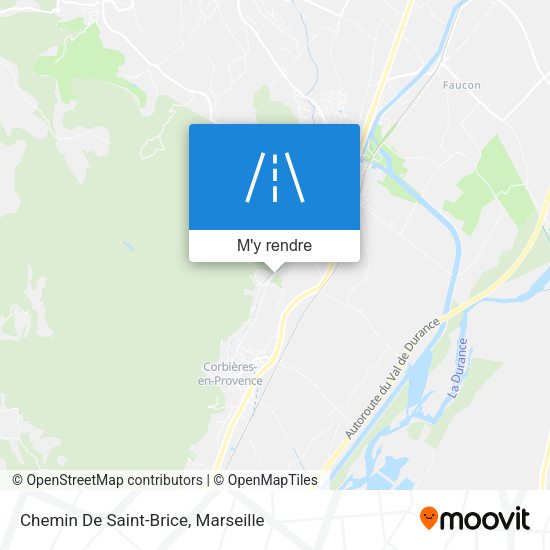 Chemin De Saint-Brice plan