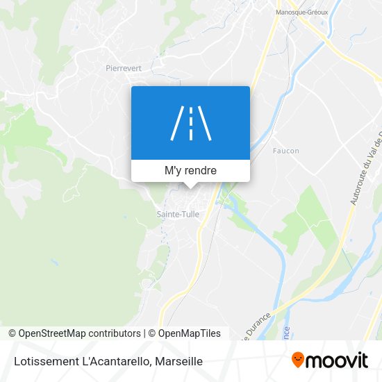 Lotissement L'Acantarello plan