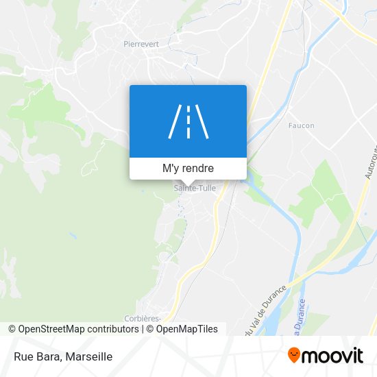 Rue Bara plan