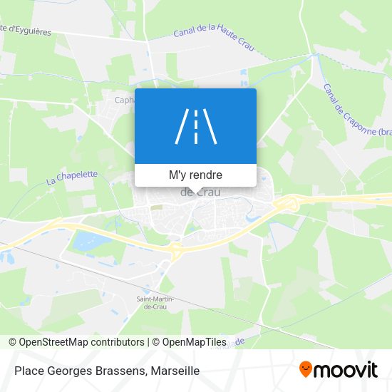 Place Georges Brassens plan
