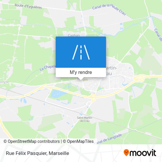 Rue Félix Pasquier plan