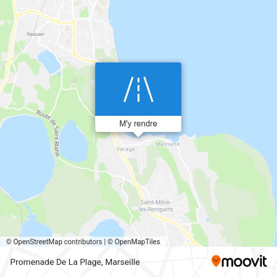 Promenade De La Plage plan