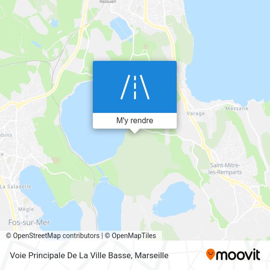 Voie Principale De La Ville Basse plan