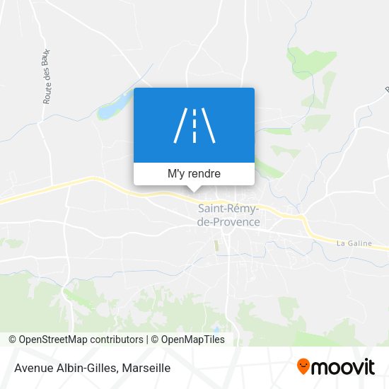 Avenue Albin-Gilles plan