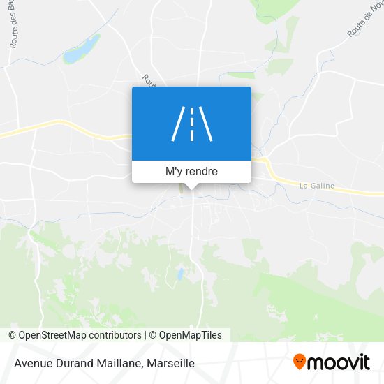 Avenue Durand Maillane plan