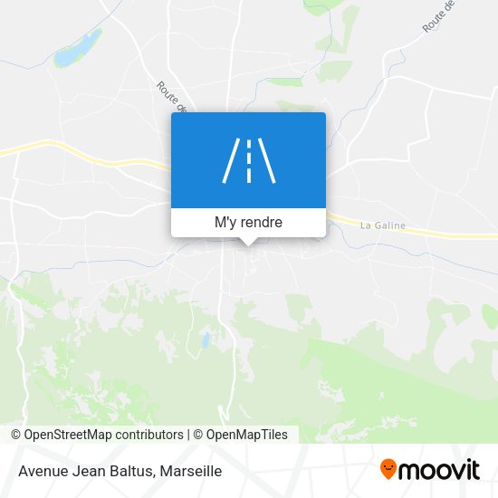 Avenue Jean Baltus plan