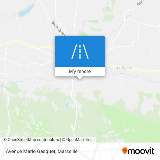 Avenue Marie Gasquet plan