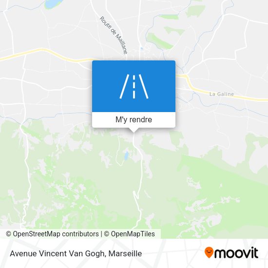 Avenue Vincent Van Gogh plan