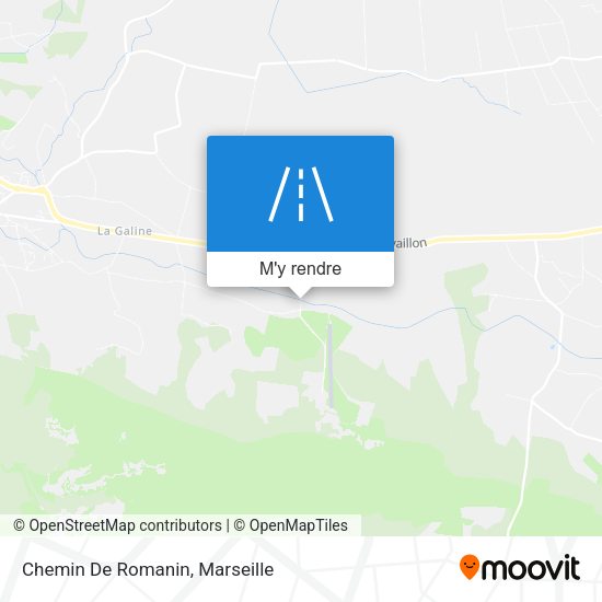 Chemin De Romanin plan