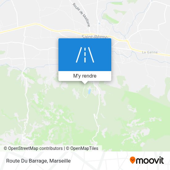 Route Du Barrage plan