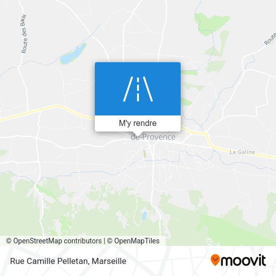 Rue Camille Pelletan plan