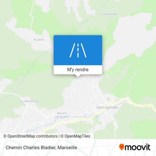 Chemin Charles Bladier plan