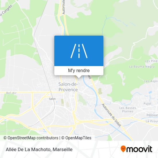 Allée De La Machoto plan