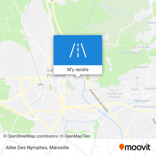Allée Des Nymphes plan