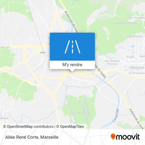 Allée René Corte plan