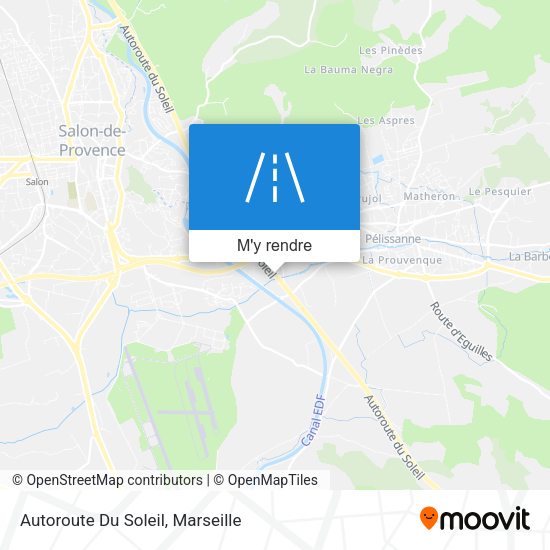 Autoroute Du Soleil plan