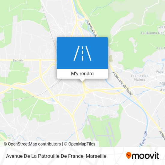 Avenue De La Patrouille De France plan