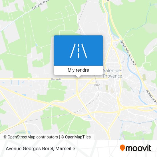 Avenue Georges Borel plan