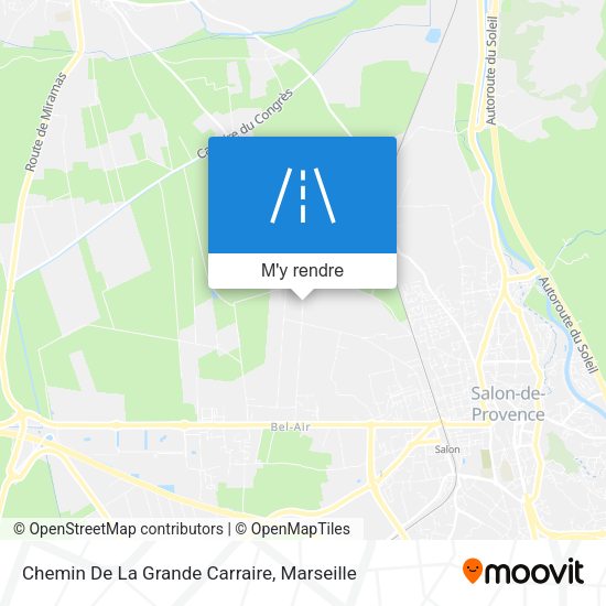 Chemin De La Grande Carraire plan