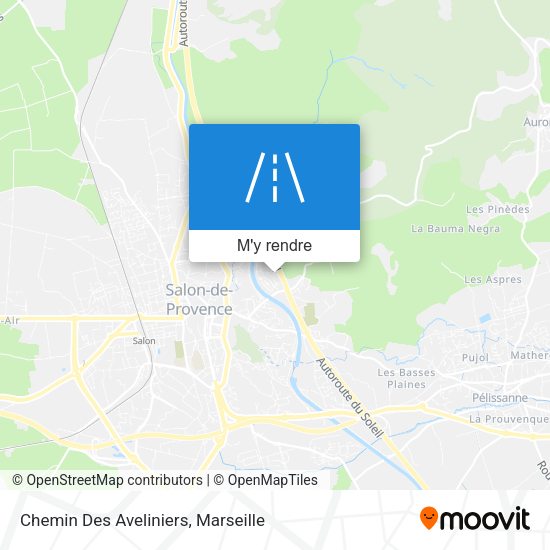 Chemin Des Aveliniers plan