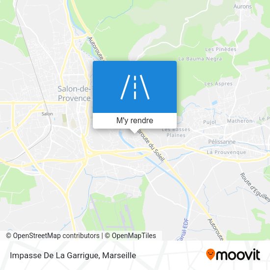 Impasse De La Garrigue plan