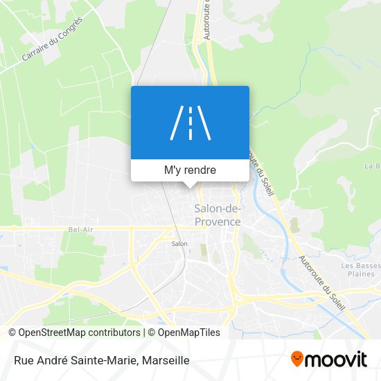 Rue André Sainte-Marie plan