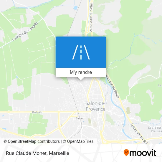 Rue Claude Monet plan