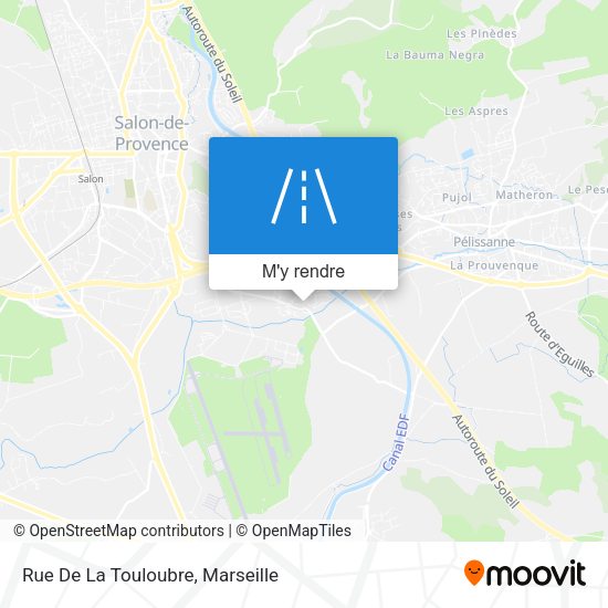 Rue De La Touloubre plan