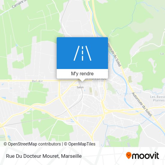 Rue Du Docteur Mouret plan