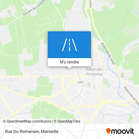 Rue Du Romanain plan