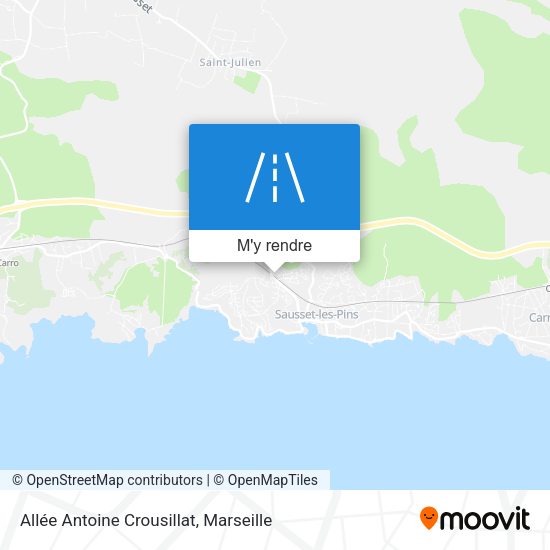 Allée Antoine Crousillat plan