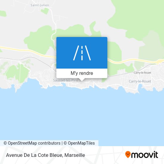 Avenue De La Cote Bleue plan