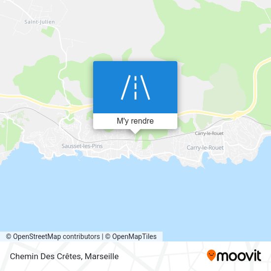 Chemin Des Crêtes plan