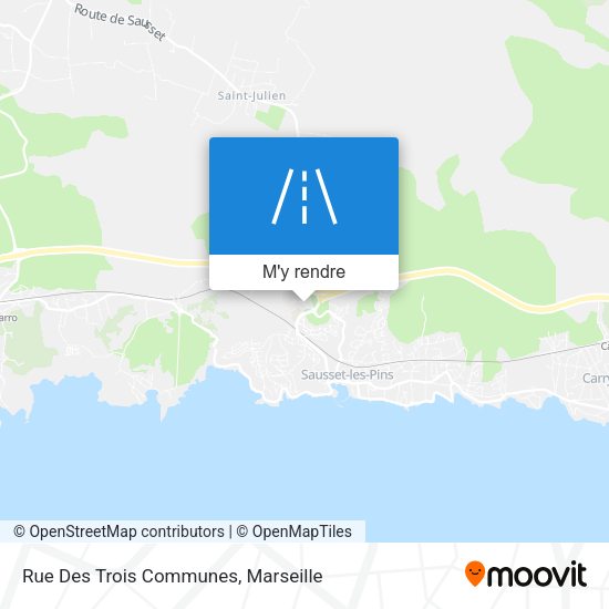 Rue Des Trois Communes plan