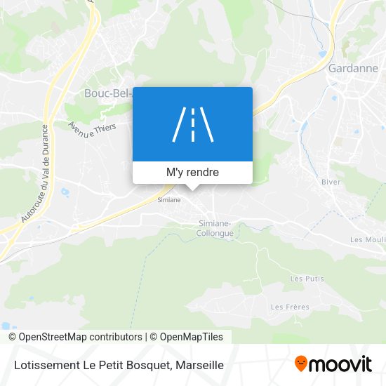 Lotissement Le Petit Bosquet plan