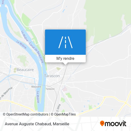 Avenue Auguste Chabaud plan