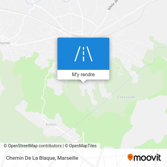 Chemin De La Blaque plan