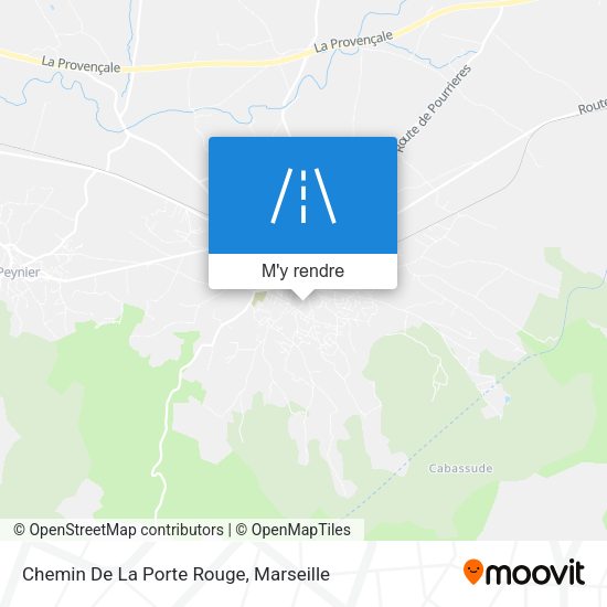 Chemin De La Porte Rouge plan