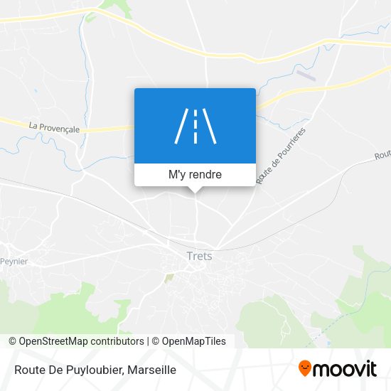 Route De Puyloubier plan