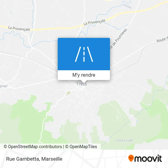 Rue Gambetta plan