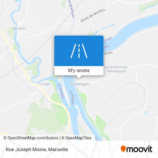 Rue Joseph Moine plan