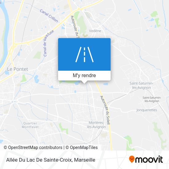 Allée Du Lac De Sainte-Croix plan